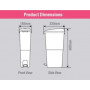 Pedal Sanitary Bin
