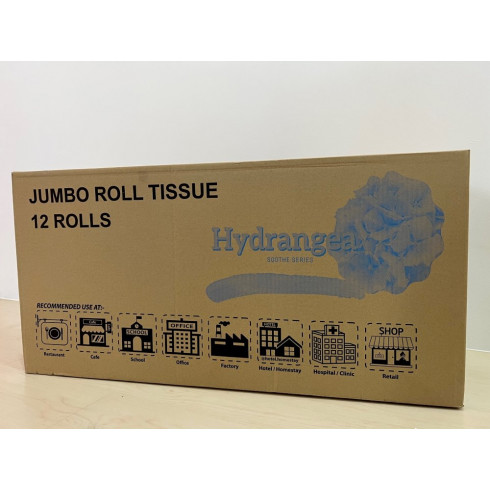 Hydrangea Jumbo Roll Tissue